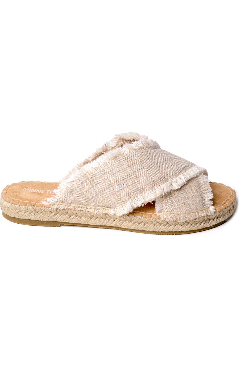 Minnetonka Pepper Espadrille Slide Sandal, Alternate, color,