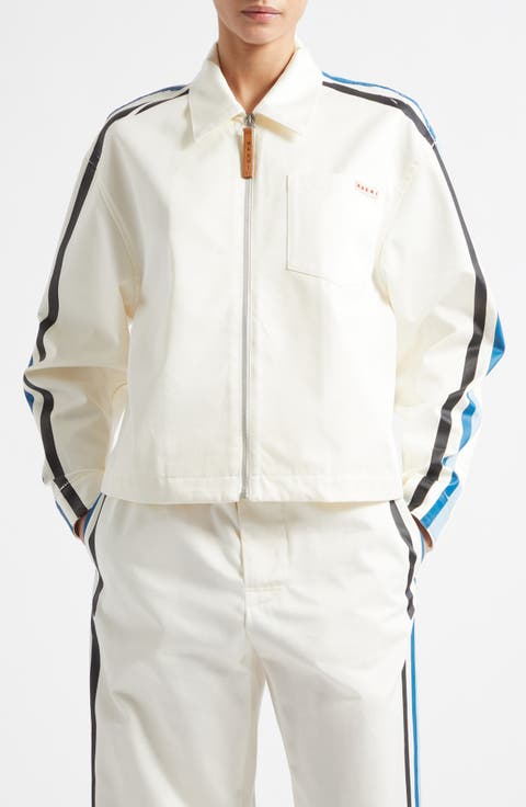 Water Repellent Cotton Gabardine Shirt Jacket