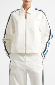 Marni Water Repellent Cotton Gabardine Shirt Jacket