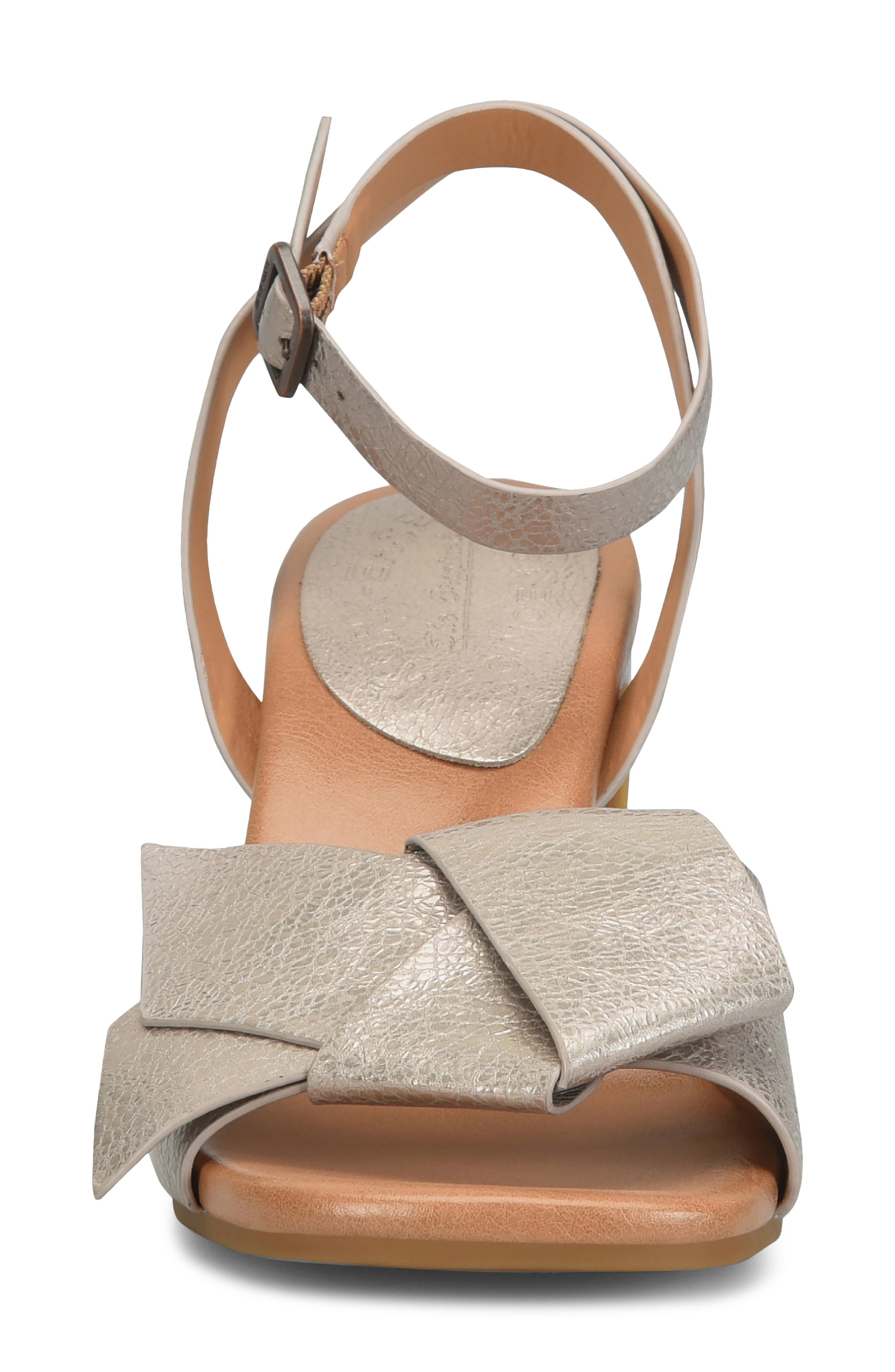 Kork-Ease<sup>®</sup> Brooke Ankle Strap Sandal, Alternate, color, Champagne Metallic