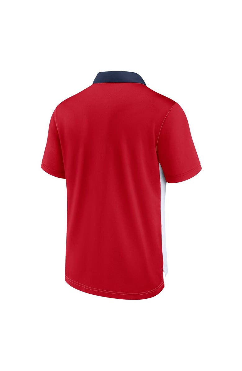 Nike Men's Nike  White/Red California Angels Rewind Stripe Polo, Alternate, color, 