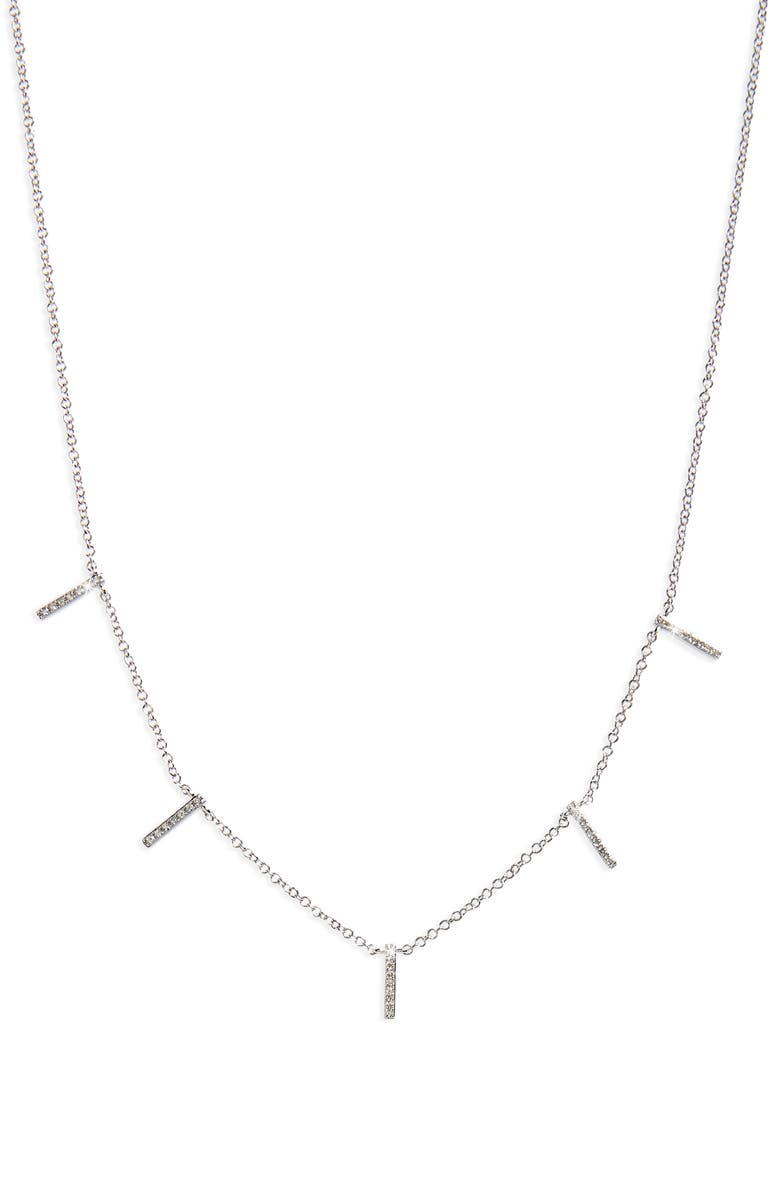 EF Collection Diamond Collar Necklace, Main, color, 