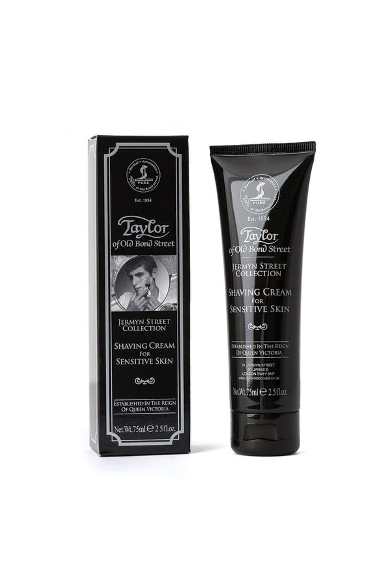 Jermyn Street Collection Shaving Cream Tube, Main, color, White