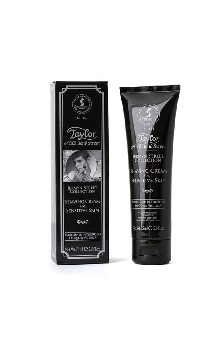 Taylor of Old Bond Street Jermyn Street Collection Shaving Cream Tube, Main, color, White