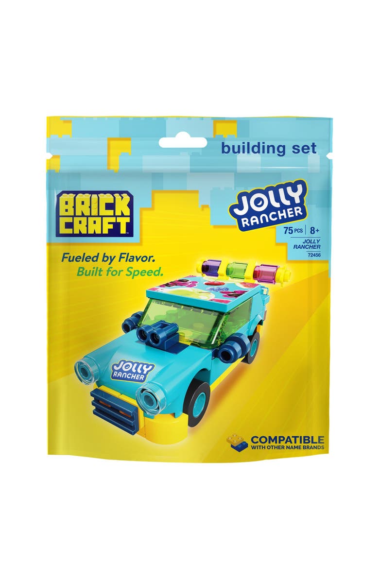 Brickcraft Hershey's JOLLY RANCHER Racer Building Set, Alternate, color, Red