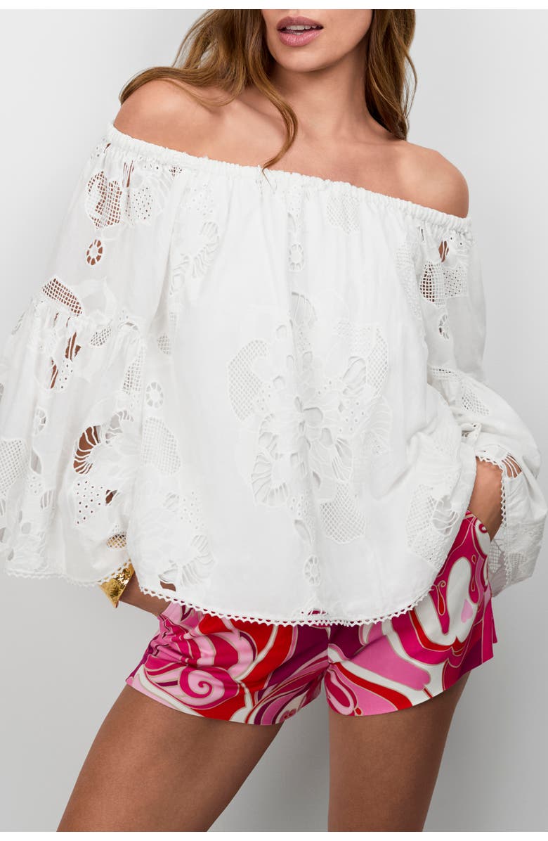 Trina Turk Perry 2 Top, Alternate, color, Whitewash