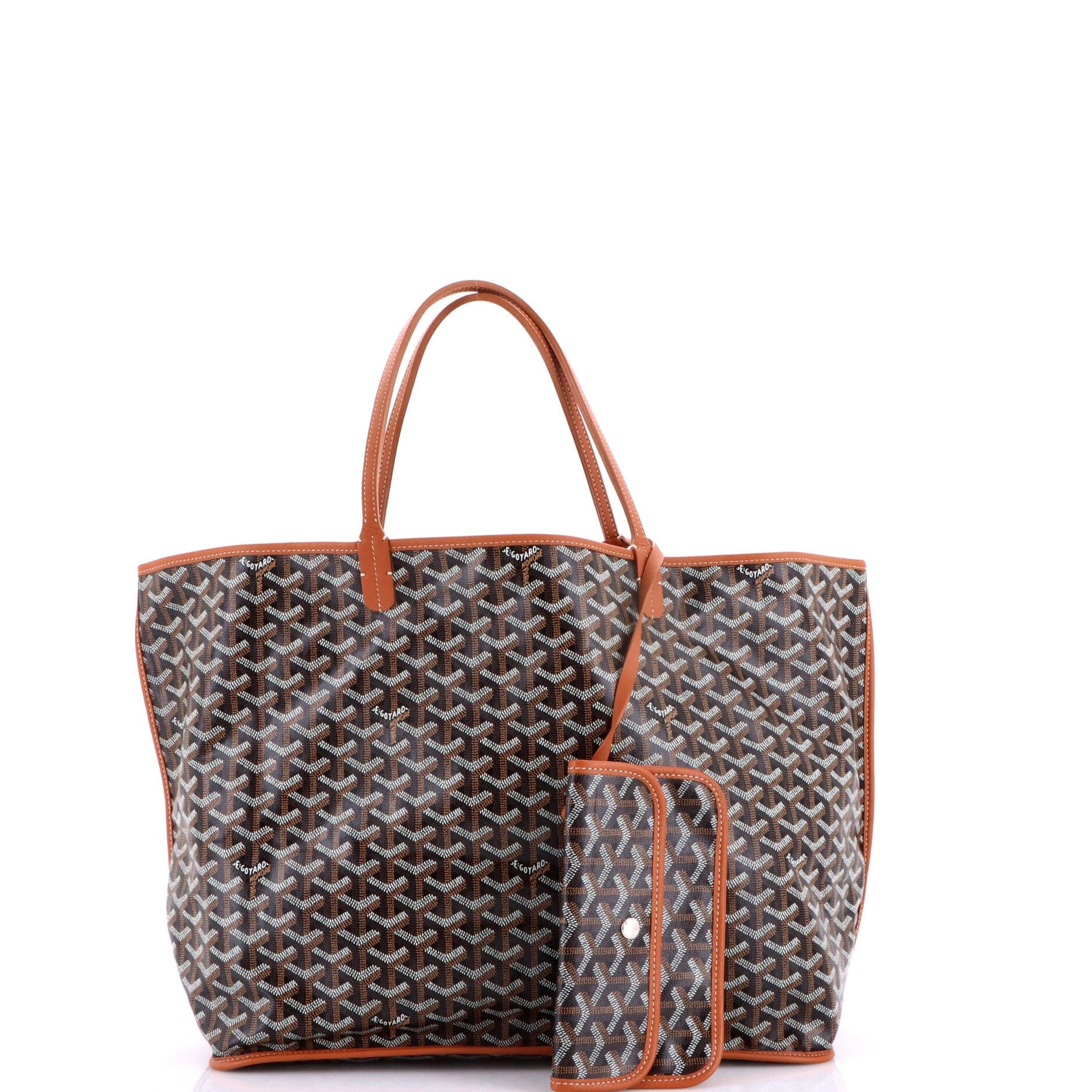 Anjou Reversible Tote Coated Canvas GM, Alternate, color, Black