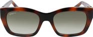 FERRAGAMO 53mm Rectangular Sunglasses