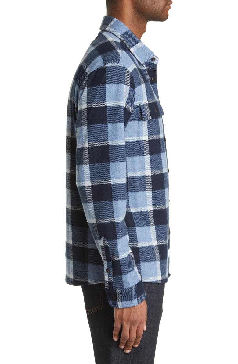 7 Diamonds Generation Stretch Plaid Button-Up Shirt, Alternate, color, Light Blue