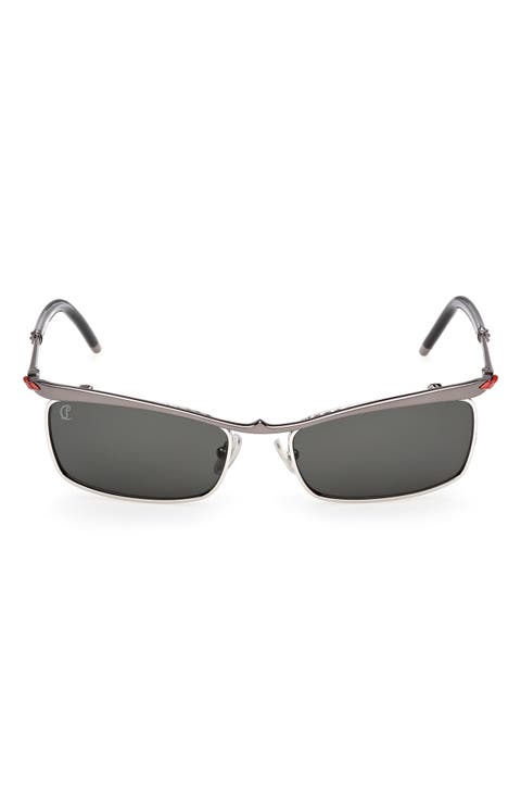 55mm Rectangular Sunglasses