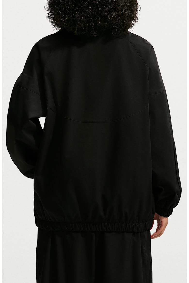 Embroidered Logo Jacket, Alternate, color, BLACK/ BLACK/ WHITE