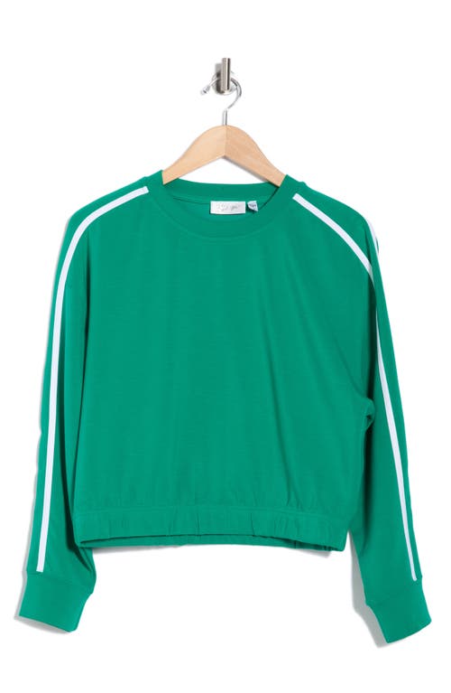 Rdi Soft Knit Crewneck Pullover In Green