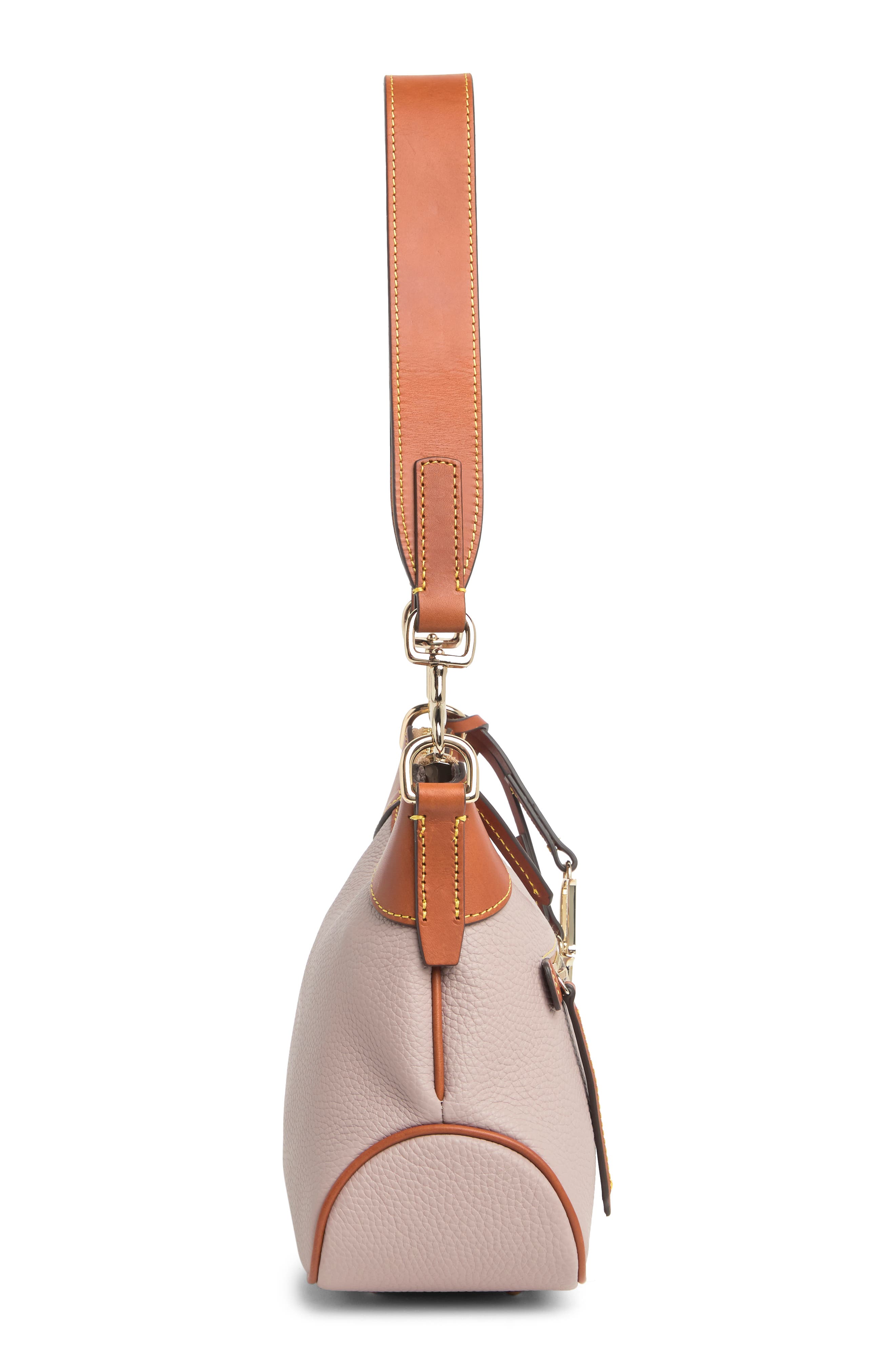 Dooney & Bourke Dooney and Bourke Small Leather Hobo Bag, Alternate, color, 