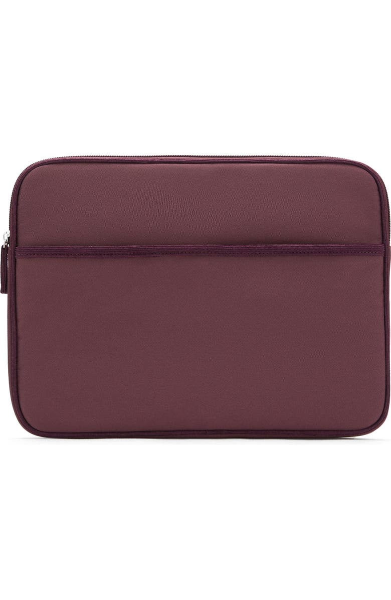 MANGO TEEN Nylon Laptop Case, Main, color, Burgundy