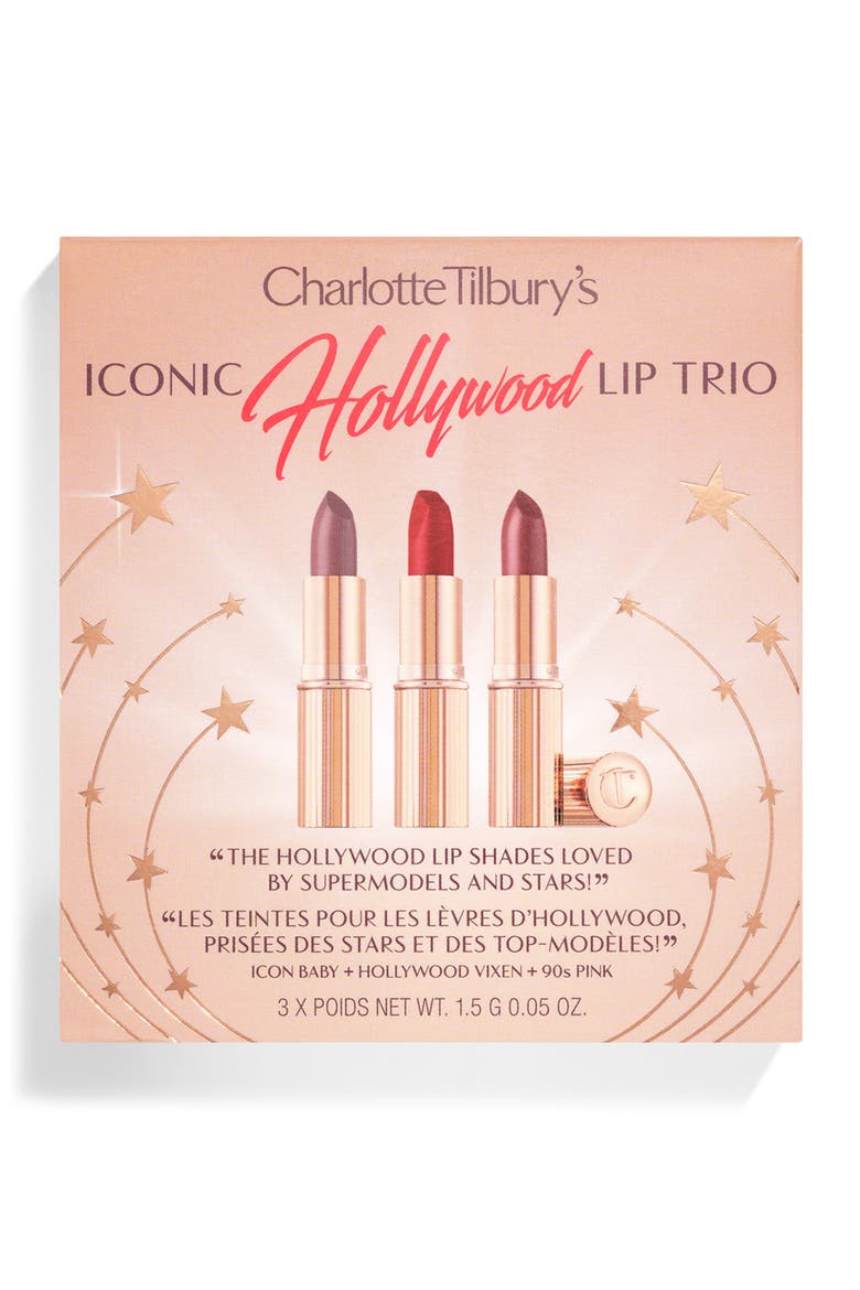 Iconic Hollywood Lipstick Trio (Limited Edition) $45 Value, Alternate, color, NO COLOR