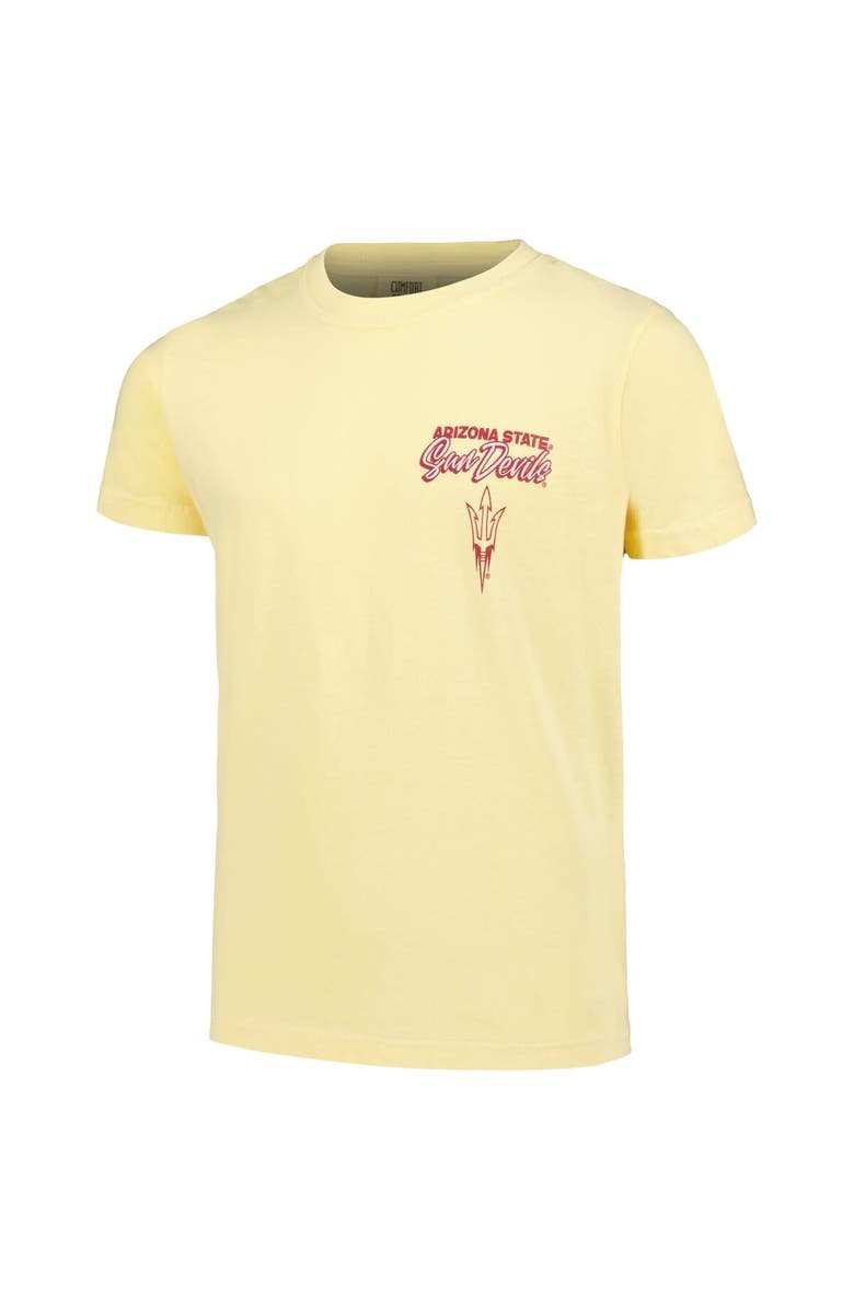 IMAGE ONE Youth Gold Arizona State Sun Devils Hyperlocal Comfort Colors T-Shirt, Alternate, color, 