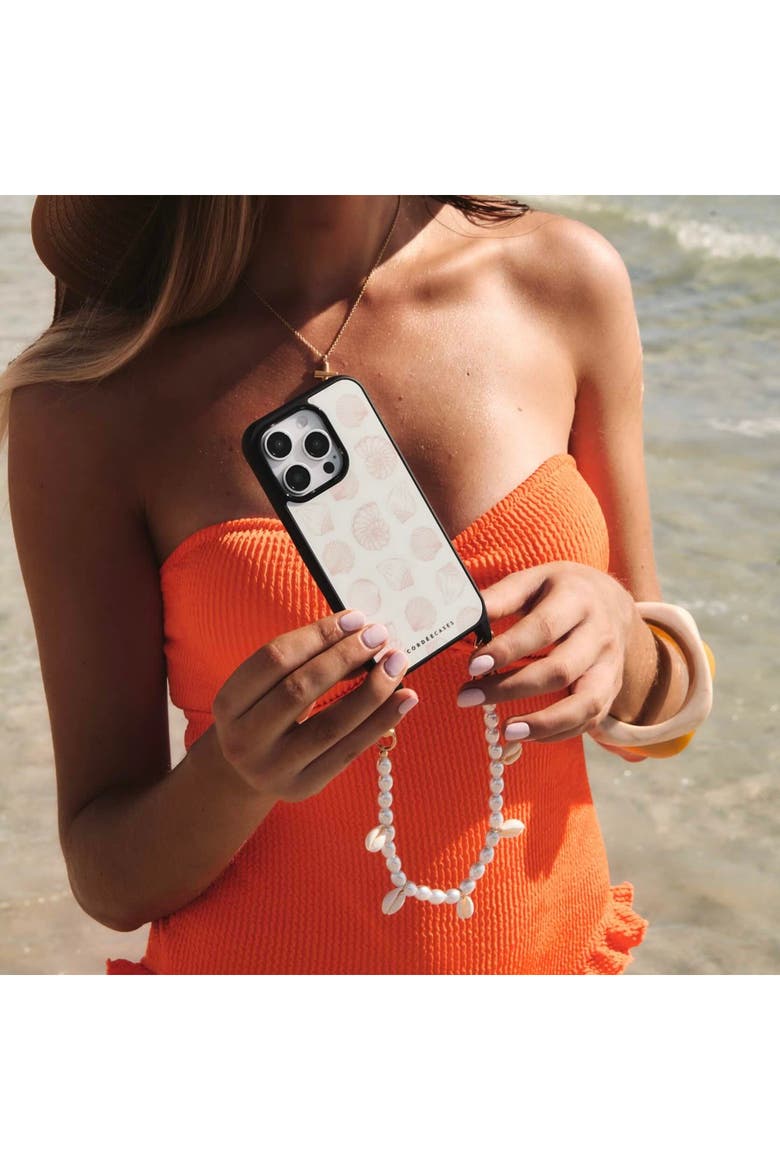 Pearl Paradise Phone Chain Set, Alternate, color, Beige