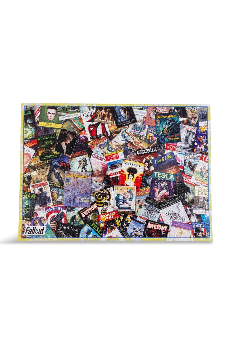 Fallout Covering The Wasteland 1000-Piece Jigsaw Puzzle | Toynk Exclusive, Alternate, color, Red