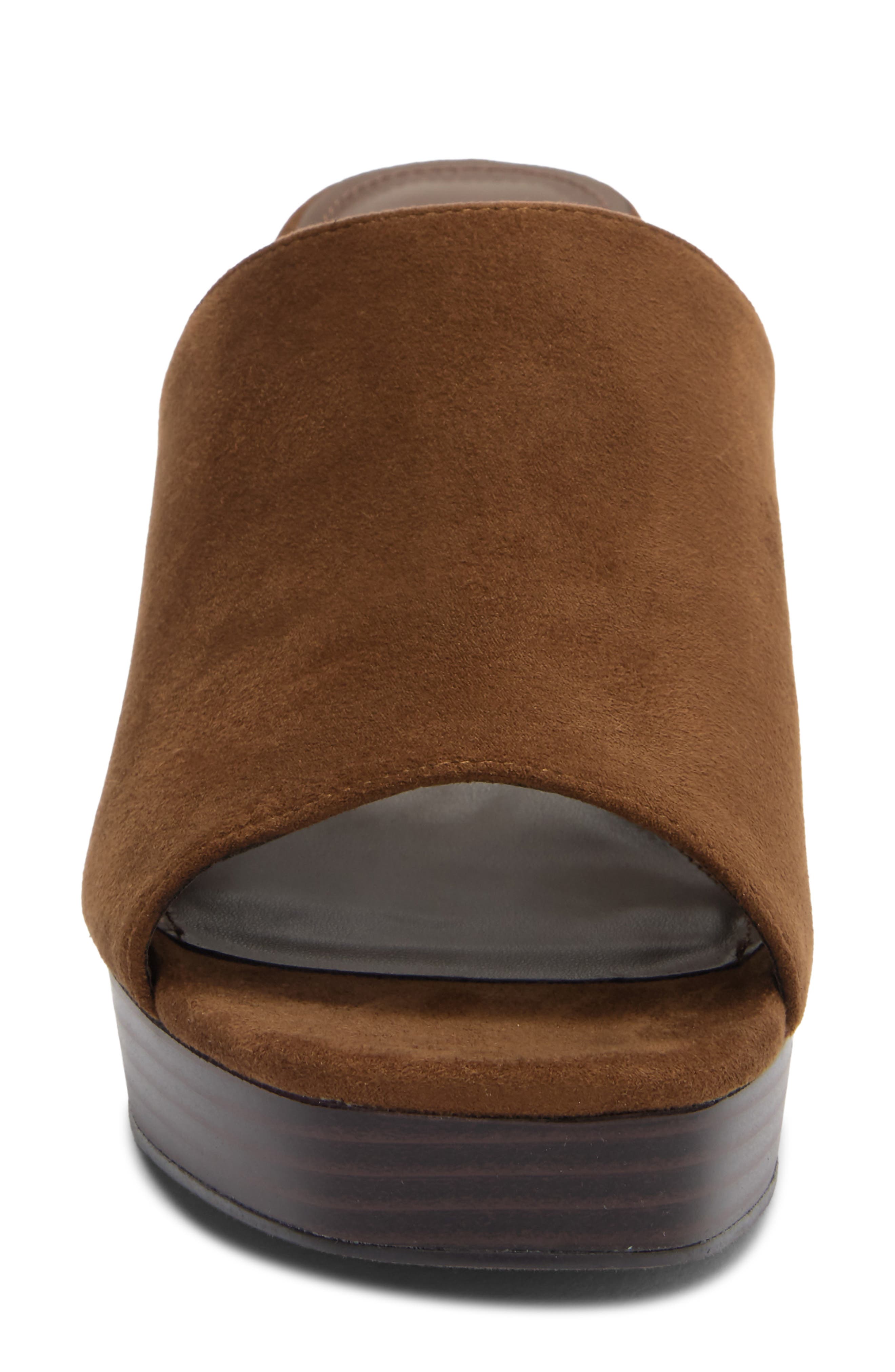 Ohanna Platform Sandal, Alternate, color, BROWN CHESTNUT