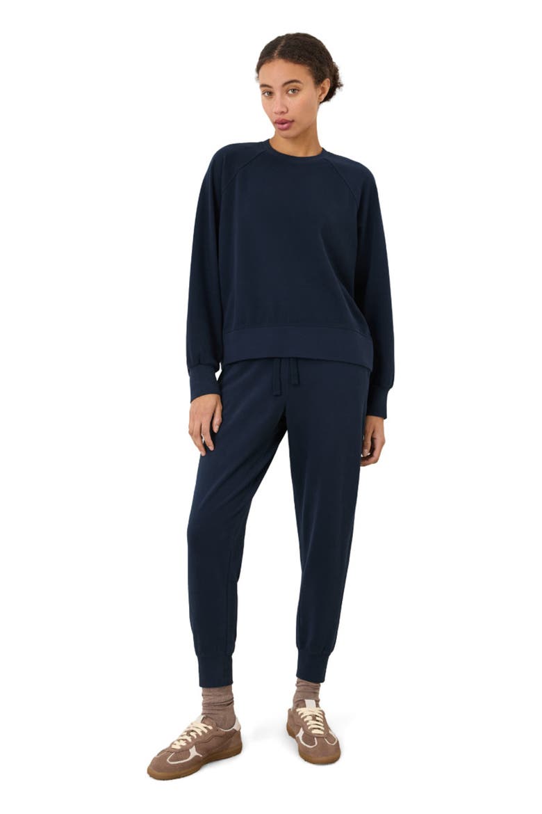 CloudKnit Raglan Crew, Main, color, Navy Blue