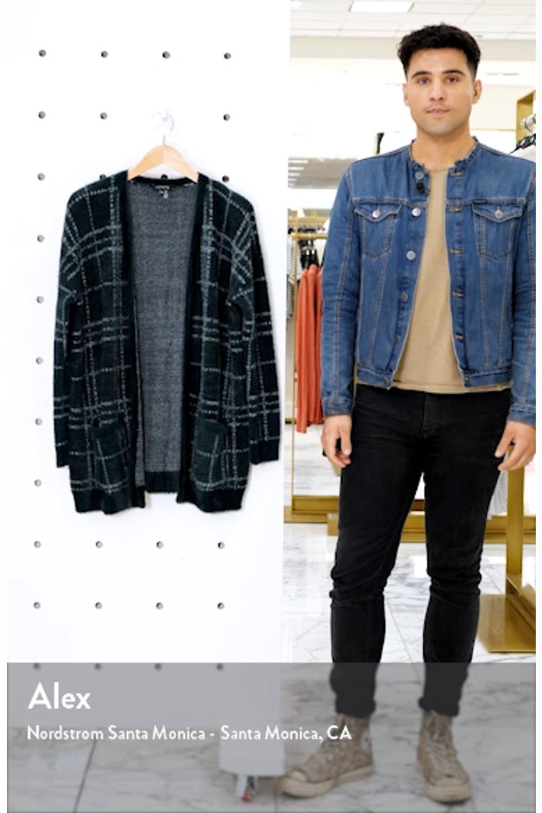 Plaid Eyelash Cardigan video
