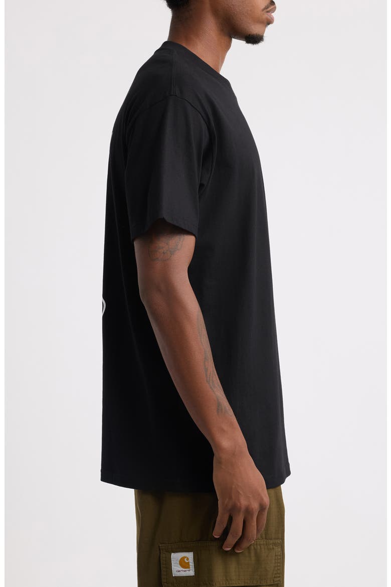 Playing Card Organic Cotton Graphic T-Shirt, Alternate, color, BLACK