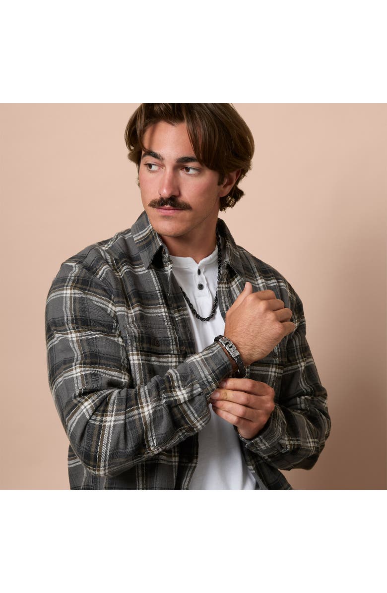 Lucky Brand Black Twisted Rope Chain Necklace - 24'' Chain, Alternate, color, Black