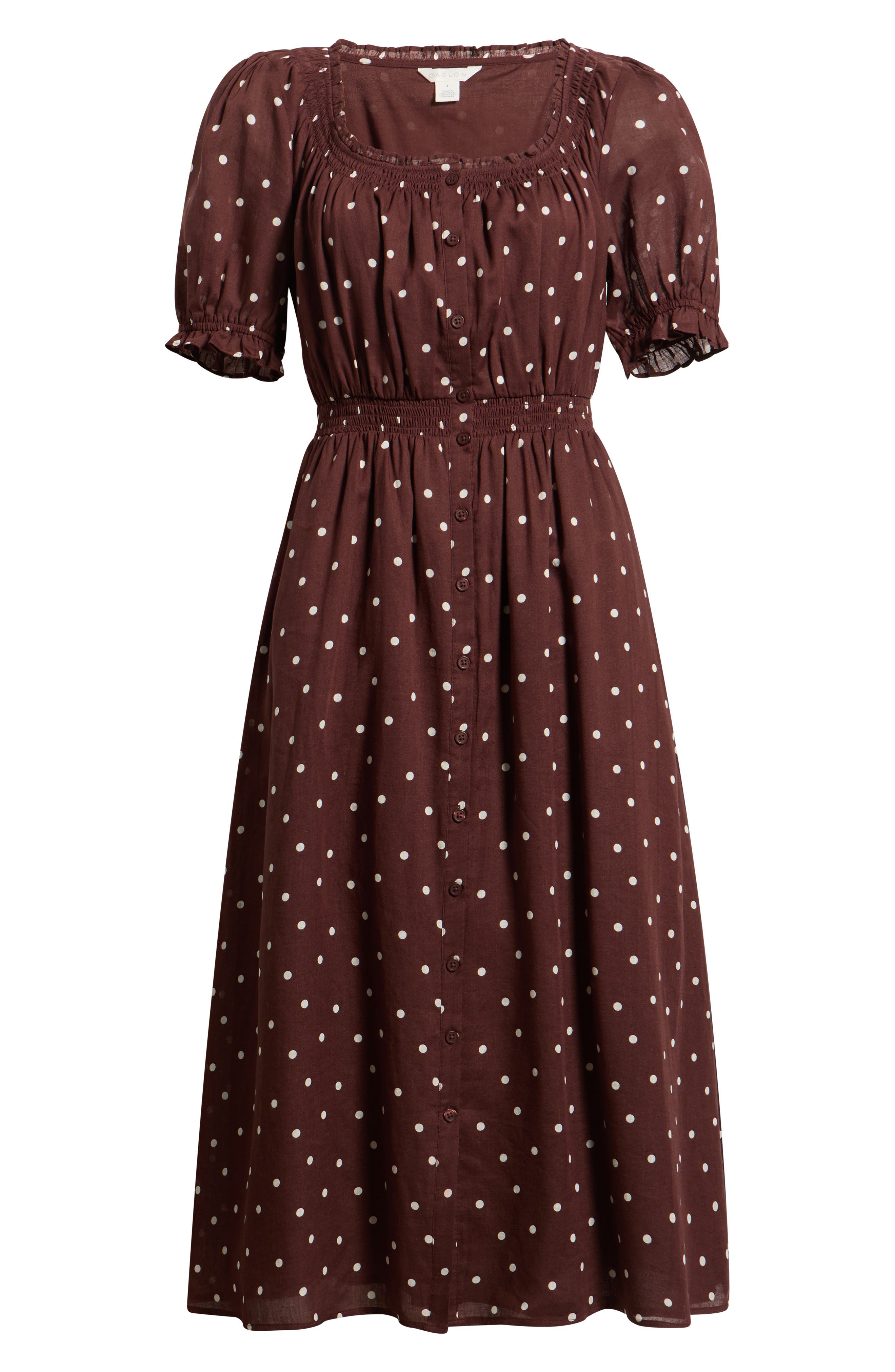 selected BROWN IVORY TOSS DOT