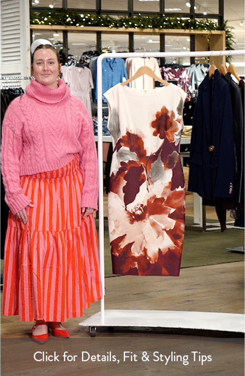 Cap Sleeve Sheath Dress, sales video thumbnail