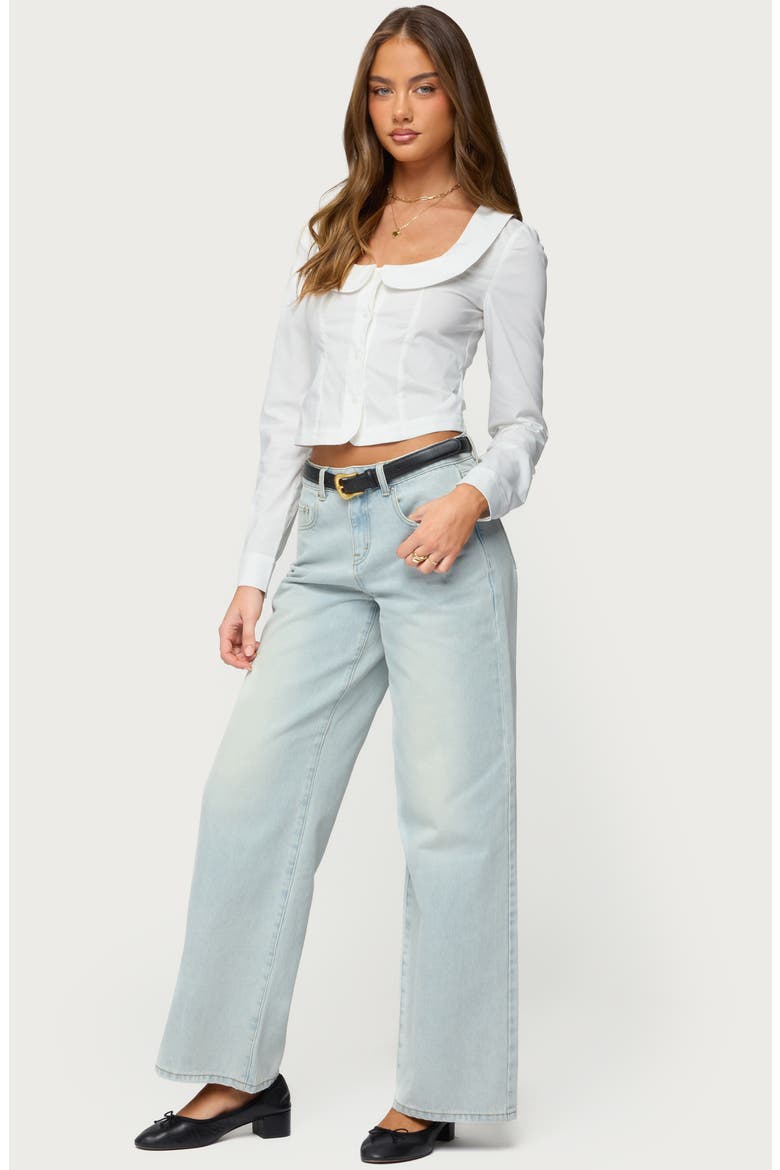 Ery Wide Leg Jeans, Alternate, color, BLUE-VINTAGE-WASHED