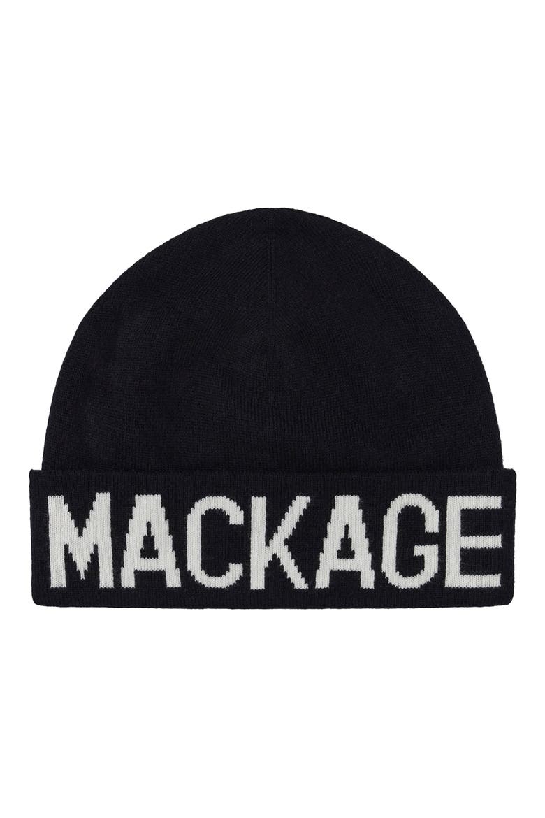 Kiko Merino Wool Blend Beanie, Main, color, BLACK