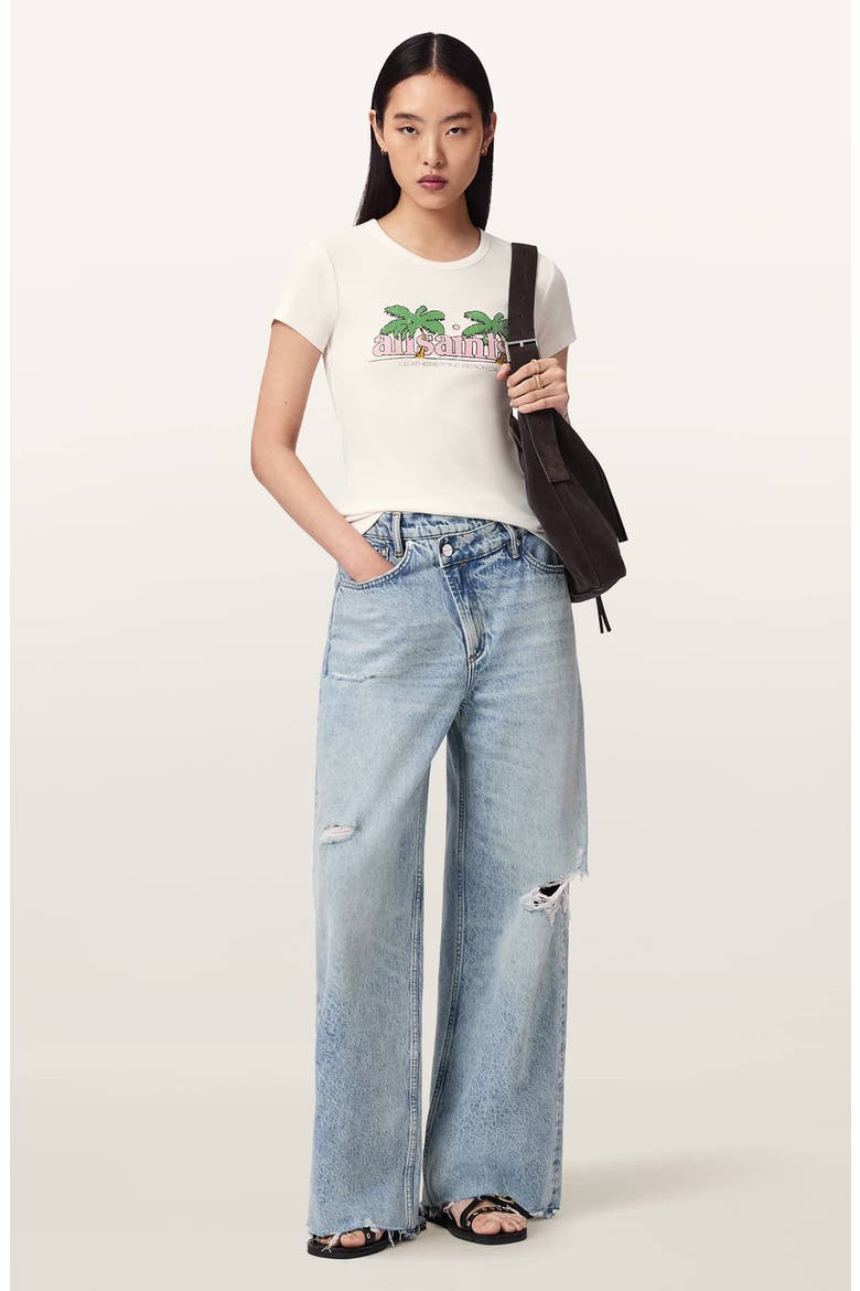Troppo Stevie Graphic Cotton T-Shirt, Alternate, color, CHALK WHITE