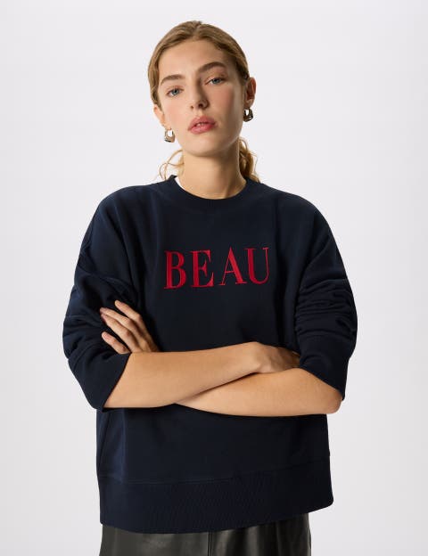 Beau Crew Neck Sweatshirt