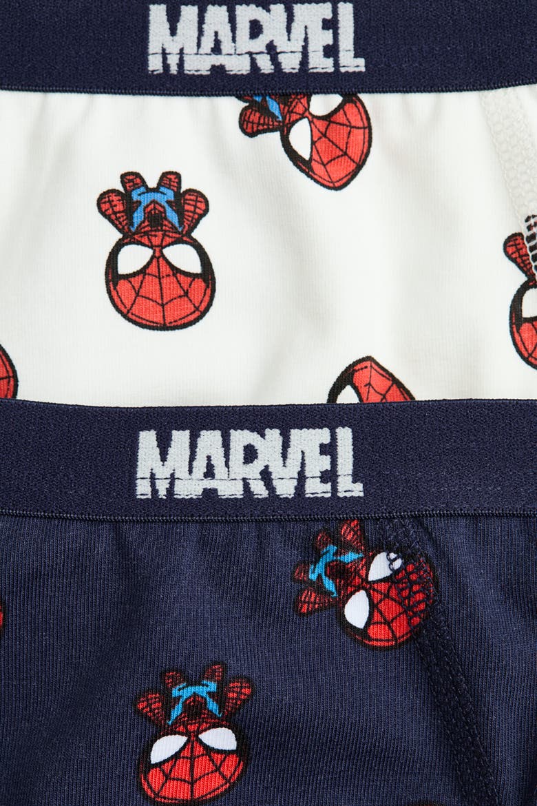 5-pack Printed Boys' Briefs, Alternate, color, Navy blue/Marvel Comics