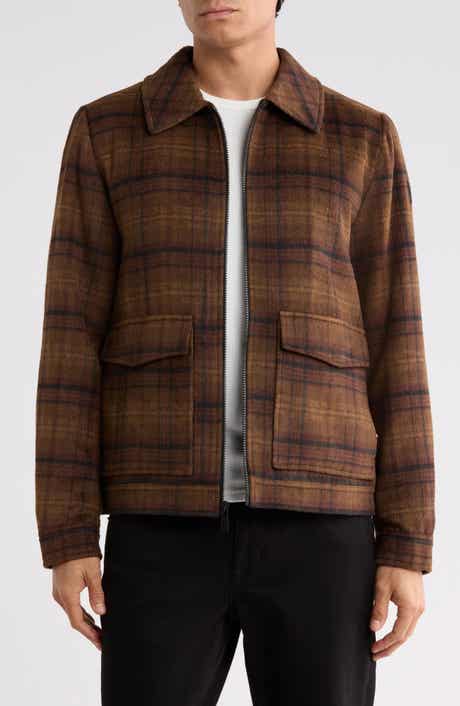 Samor Wool Blend Plaid Jacket