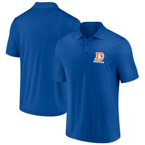 Men's Fanatics  Royal Denver Broncos Vintage Polo