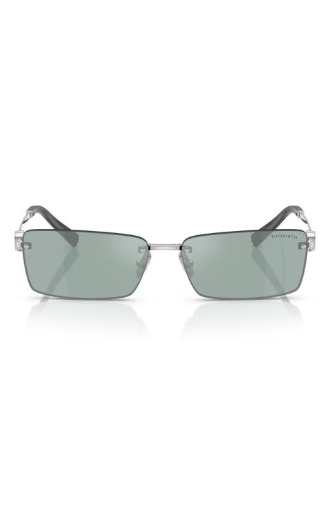 60mm Rectangular Sunglasses