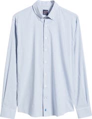 johnnie-O Koby Gingham Performance Button-Down Shirt