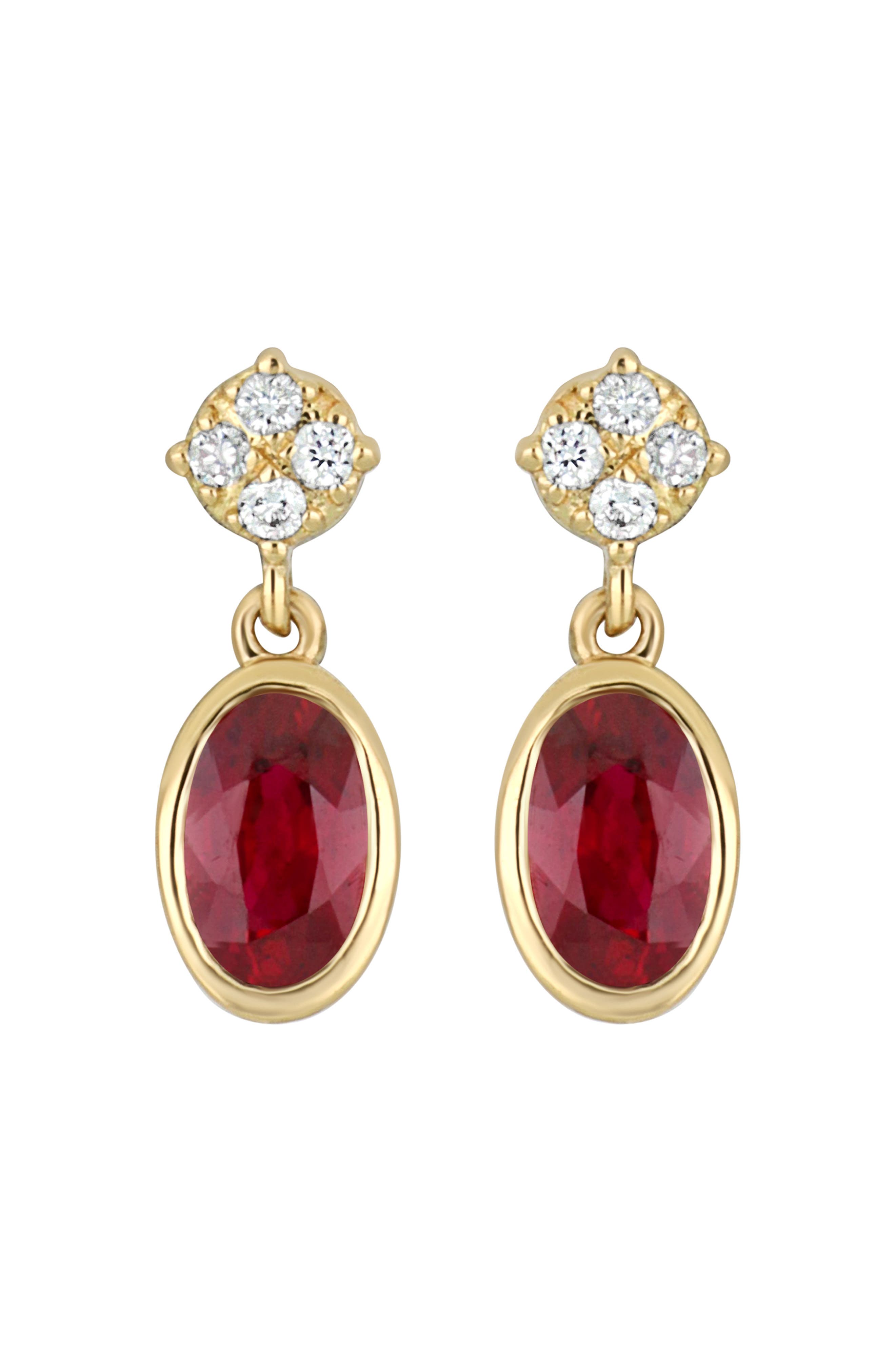 Bony Levy El Mar Ruby & Diamond Drop Earrings