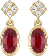 Bony Levy El Mar Ruby & Diamond Drop Earrings