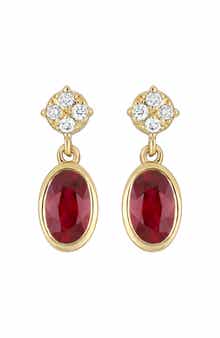 Bony Levy El Mar Ruby & Diamond Drop Earrings
