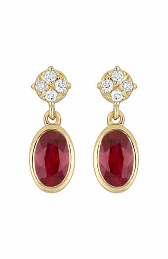 Bony Levy El Mar Ruby & Diamond Drop Earrings