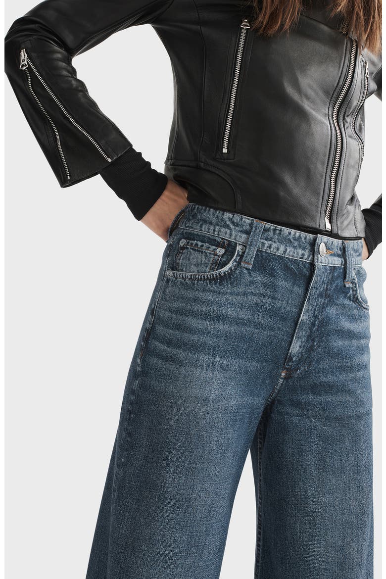 Miramar Sofie High Waist Cotton Terry Sweatpant Jeans, Alternate, color, KIMBR