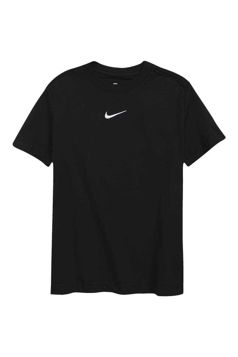 Sportswear Swoosh Logo Graphic Tee, Main, color, 010 BLACK/WHITE