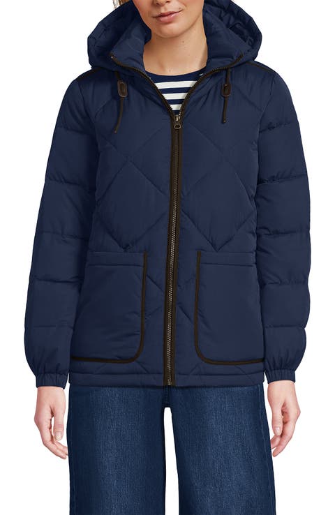 Lands' End FeatherFree Insulated Diamond Quilted Jacket