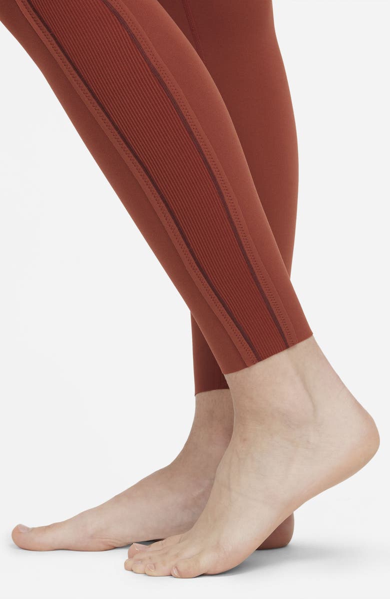 Nike Yoga Luxe Infinalon 7/8 Tights, Alternate, color, Redstone/ Dark Pony