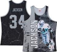 Mitchell & Ness Men's Mitchell & Ness Bo Jackson Black Las Vegas Raiders 1990 Player Burst Tank Top