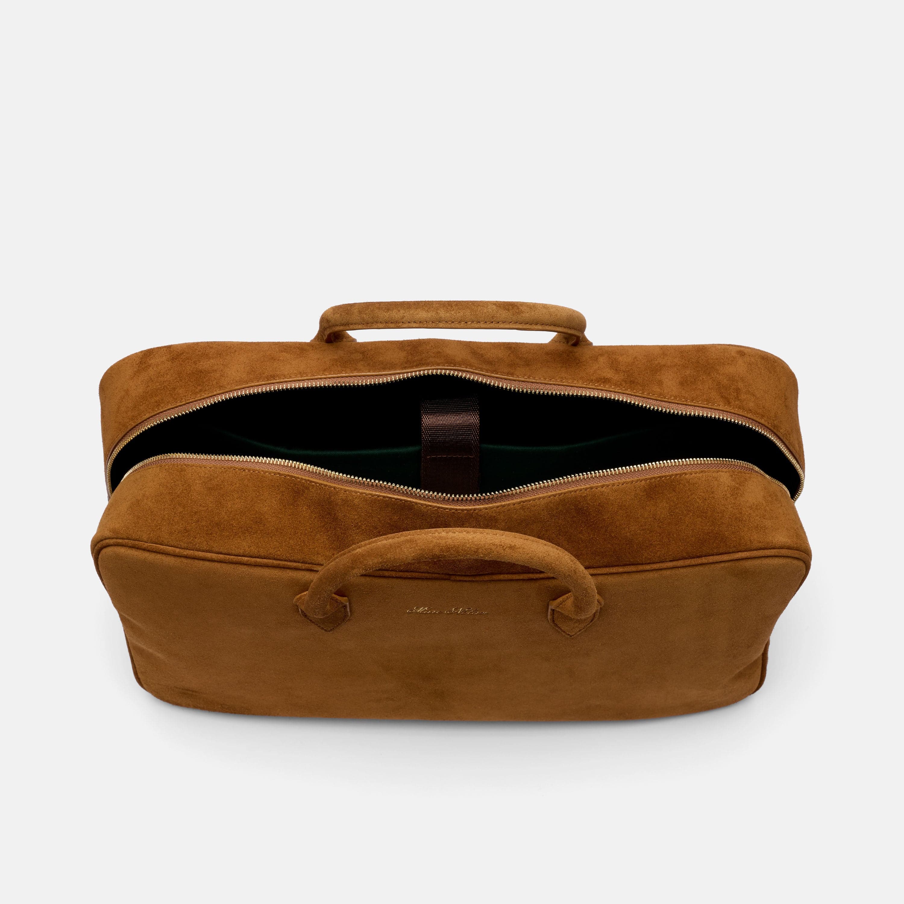 Suede Briefcase Duffle, Alternate, color, Toffee