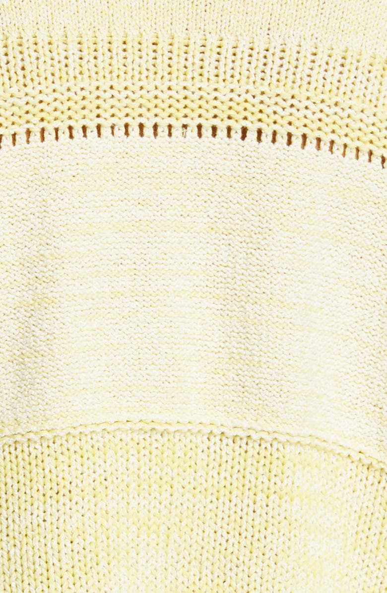 Free People Lemonade Stand Sweater, Alternate, color, Yellow