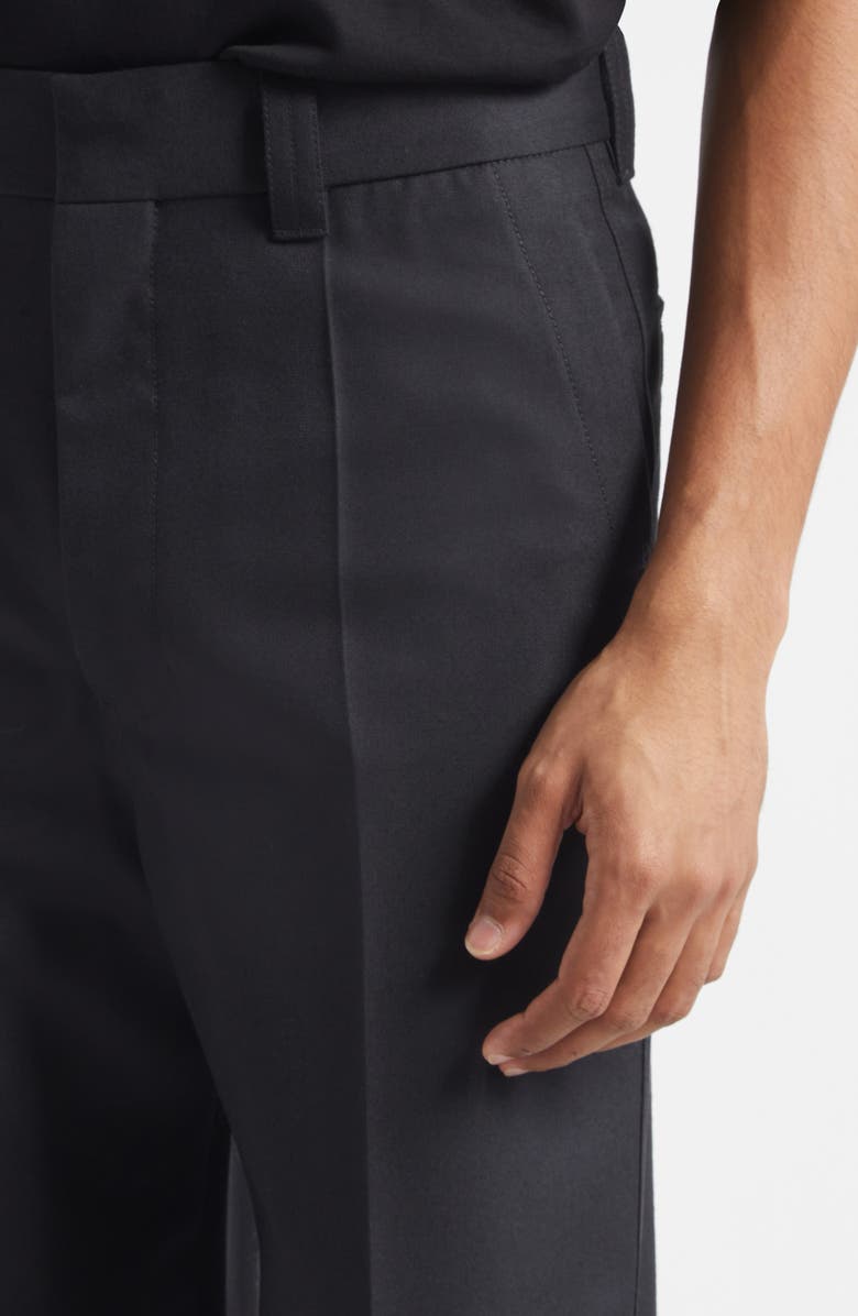 Lemaire Tailored Straight Leg Pants, Alternate, color, Marine Melange